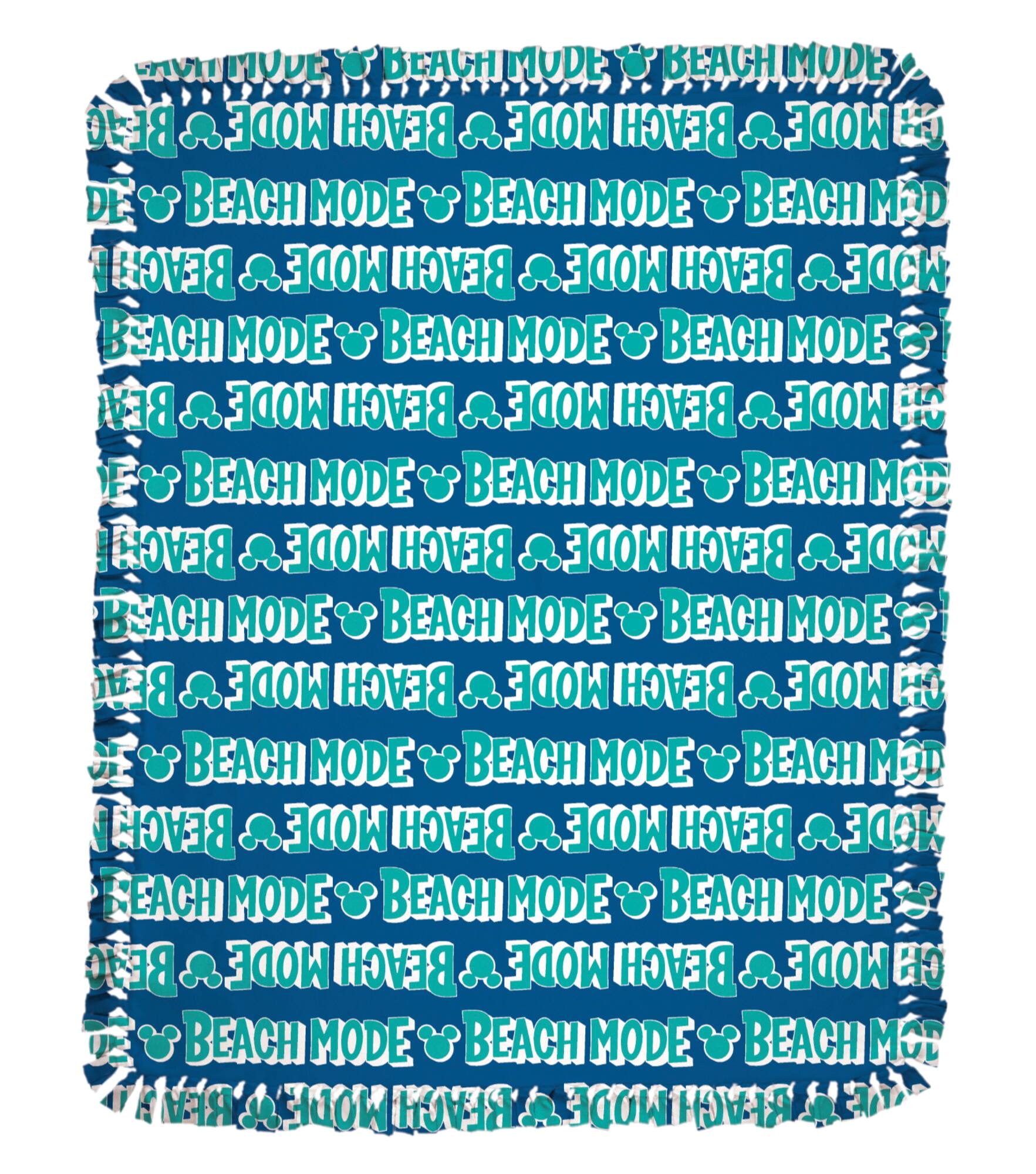 Disney® Mickey & Friends Beach Mode No Sew Fleece Throw Kit